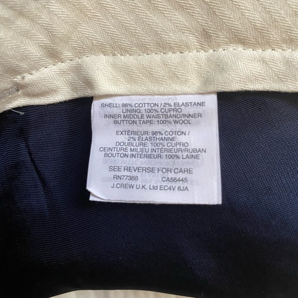 J. CREW Ludlow Grey Slim-Fit Suit Pant - Picture 6 of 10